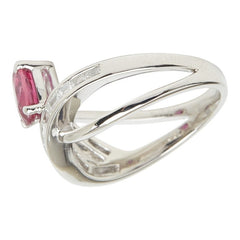 Pt900 プラチナ ルビー1.01ct ダイヤ0.37ct リング 指輪 レディース 12号 【中古】