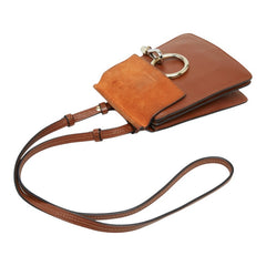 クロエ フェイ スモール 斜め掛け ショルダーバッグ ブレスレットバッグ ブラウン レザー スウェード レディース Chloe 【中古】