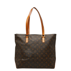 ルイ ヴィトン モノグラム カバ メゾ トートバッグ ショルダーバッグ M51151 ブラウン PVC レザー レディース LOUIS VUITTON 【中古】