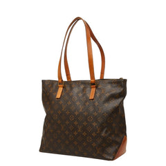 ルイ ヴィトン モノグラム カバ メゾ トートバッグ ショルダーバッグ M51151 ブラウン PVC レザー レディース LOUIS VUITTON 【中古】
