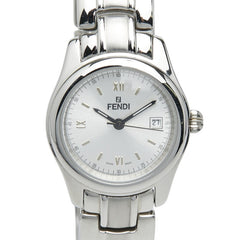 フェンディ オロロジ 3針 腕時計 210L クオーツ シルバー文字盤 ステンレススチール レディース FENDI 【中古】