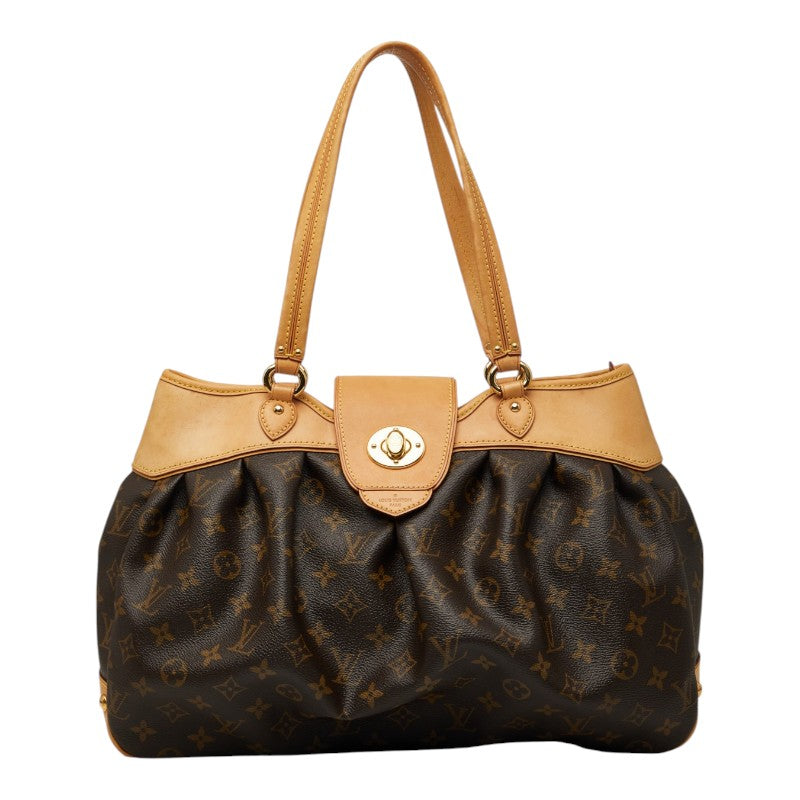 ルイ ヴィトン モノグラム ボエシMM ハンドバッグ トートバッグ M45714 ブラウン PVC レザー レディース LOUIS VUITTON 【中古】