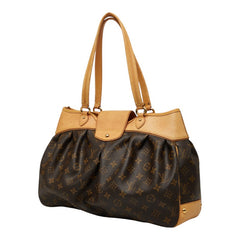 ルイ ヴィトン モノグラム ボエシMM ハンドバッグ トートバッグ M45714 ブラウン PVC レザー レディース LOUIS VUITTON 【中古】