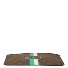 ルイ ヴィトン モノグラム ネヴァーフル付属品 ポーチ ミニクラッチバッグ ブラウン PVC レザー レディース LOUIS VUITTON 【中古】