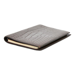 エルメス アジェンダPM 手帳カバー ブラウン アリゲーター レディース HERMES 【中古】