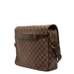 ルイ ヴィトン ダミエ シェルトンMM 斜め掛け ショルダーバッグ N41149 ブラウン PVC レザー レディース LOUIS VUITTON 【中古】