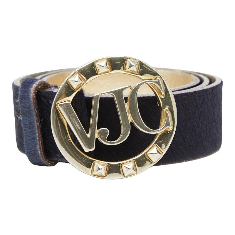 ヴェルサーチェ ベルト サイズ：80 パープル ハラコ レディース VERSACE 【中古】