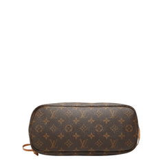ルイ ヴィトン モノグラム ネヴァーフルPM トートバッグ ハンドバッグ M40155 ブラウン PVC レザー レディース LOUIS VUITTON 【中古】
