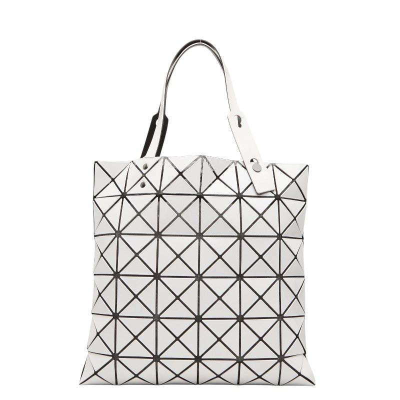 イッセイミヤケ バオバオ ルーセント トートバッグ ホワイト PVC レディース ISSEY MIYAKE 【中古】