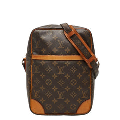 ルイ ヴィトン モノグラム ダヌーブGM 斜め掛け ショルダーバッグ M45262 ブラウン PVC レザー レディース LOUIS VUITTON 【中古】