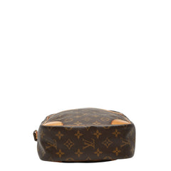 ルイ ヴィトン モノグラム ダヌーブGM 斜め掛け ショルダーバッグ M45262 ブラウン PVC レザー レディース LOUIS VUITTON 【中古】
