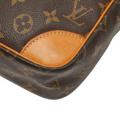 ルイ ヴィトン モノグラム ダヌーブGM 斜め掛け ショルダーバッグ M45262 ブラウン PVC レザー レディース LOUIS VUITTON 【中古】
