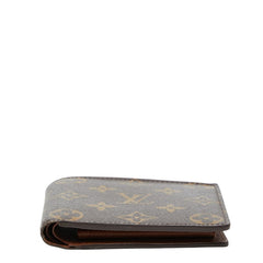 ルイ ヴィトン モノグラム ポルトフォイユ マルコ 二つ折り財布 M61675 ブラウン PVC レザー レディース LOUIS VUITTON 【中古】