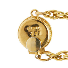 シャネル ココマーク チェーンネックレス ネックレス メタル メッキ レディース CHANEL 【中古】