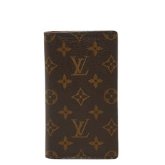 ルイ ヴィトン モノグラム アジェンダ ポッシュ 手帳カバー R20503 ブラウン PVC メンズ LOUIS VUITTON 【中古】