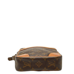 ルイ ヴィトン モノグラム ダヌーブ 斜め掛け ショルダーバッグ M45266 ブラウン PVC レザー レディース LOUIS VUITTON 【中古】