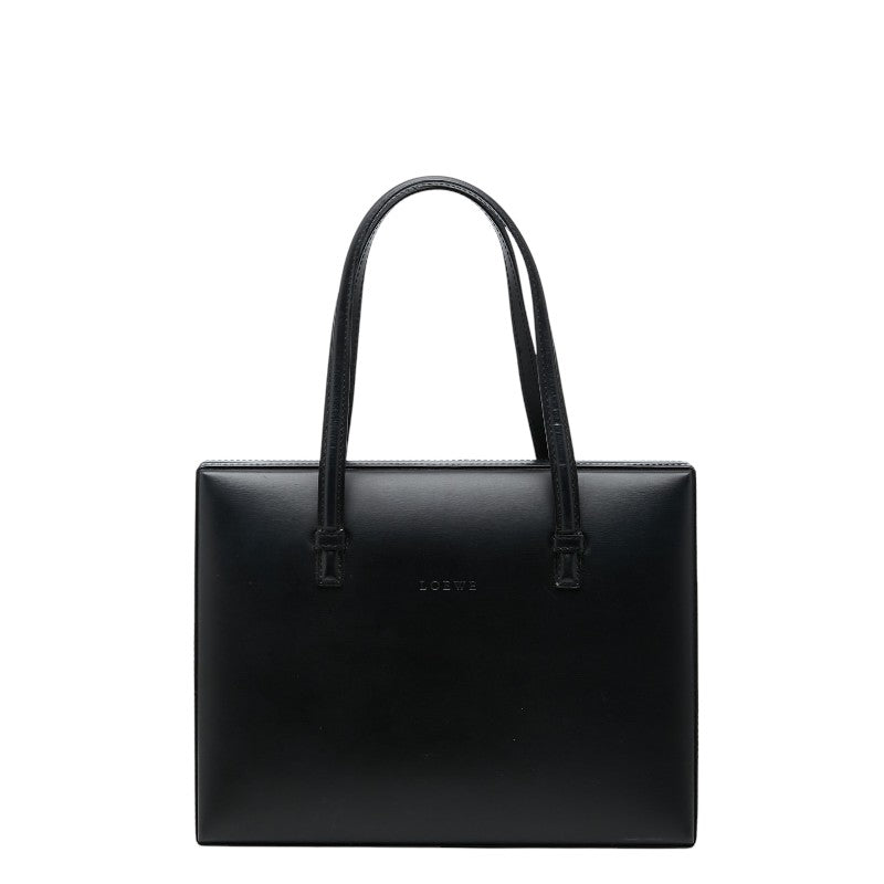 ロエベ ハンドバッグ ブラック レザー レディース LOEWE 【中古】