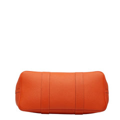 エルメス ガーデンパーティーPM トートバッグ ハンドバッグ カプシーヌ オレンジ カントリー レディース HERMES 【中古】