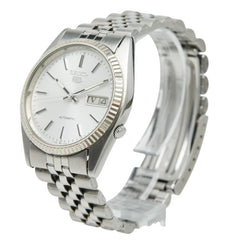 セイコー セイコー5 SEIKO5 腕時計 7009-3110 自動巻き シルバー文字盤 ステンレススチール メンズ SEIKO 【中古】