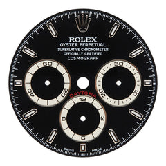 ロレックス デイトナ用 黒文字盤 エルプリメロ デイトナ ダイアル フェイス 腕時計 16520 メタル メンズ ROLEX 【中古】