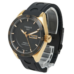 ティソ PRS516 腕時計 T100.430.36.051.00 自動巻き ブラック文字盤 ステンレススチール メンズ TISSOT 【中古】