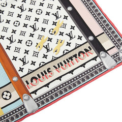ルイ ヴィトン カレ45 トランク イン ラブ ミニマル スカーフ M77558 マルチカラー シルク レディース LOUIS VUITTON 【中古】