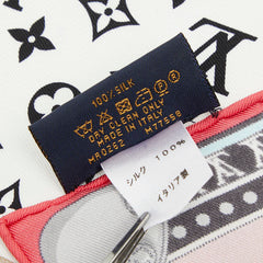 ルイ ヴィトン カレ45 トランク イン ラブ ミニマル スカーフ M77558 マルチカラー シルク レディース LOUIS VUITTON 【中古】