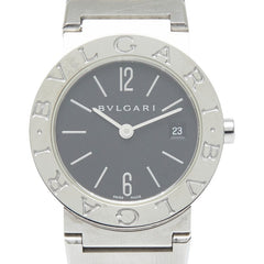 ブルガリ ブルガリブルガリ 腕時計 BB26SS クオーツ ブラック文字盤 ステンレススチール レディース BVLGARI 【中古】