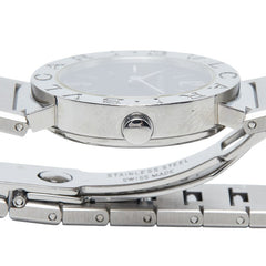 ブルガリ ブルガリブルガリ 腕時計 BB26SS クオーツ ブラック文字盤 ステンレススチール レディース BVLGARI 【中古】