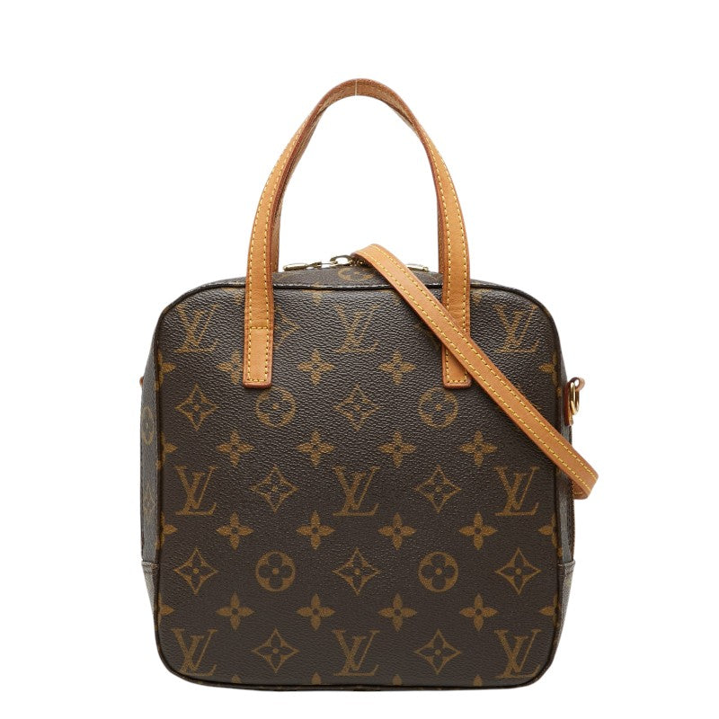 ルイ ヴィトン モノグラム スポンティーニ ハンドバッグ ショルダーバッグ 2WAY M47500 ブラウン PVC レザー レディース LOUIS VUITTON 【中古】