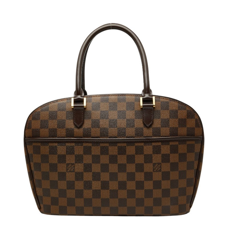 ルイ ヴィトン ダミエ サリア オリゾンタル ハンドバッグ N51282 ブラウン PVC レザー レディース LOUIS VUITTON 【中古】