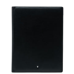 モンブラン マイスターシュテュック ノートパッドホルダー ノートカバー ブラック レザー メンズ MONTBLANC 【中古】