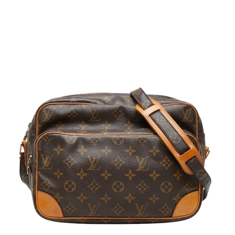 ルイ ヴィトン モノグラム ナイル ショルダーバッグ M45244 ブラウン PVC レザー レディース LOUIS VUITTON 【中古】
