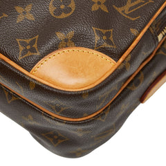 ルイ ヴィトン モノグラム ナイル ショルダーバッグ M45244 ブラウン PVC レザー レディース LOUIS VUITTON 【中古】