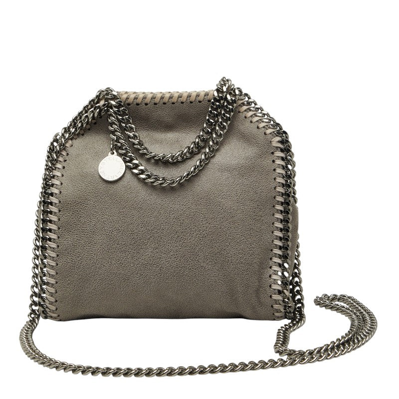 ステラマッカートニー ファラベラ タイニー シャギーディア チェーン ショルダーバッグ グレー ポリエステル レディース Stella McCartney 【中古】