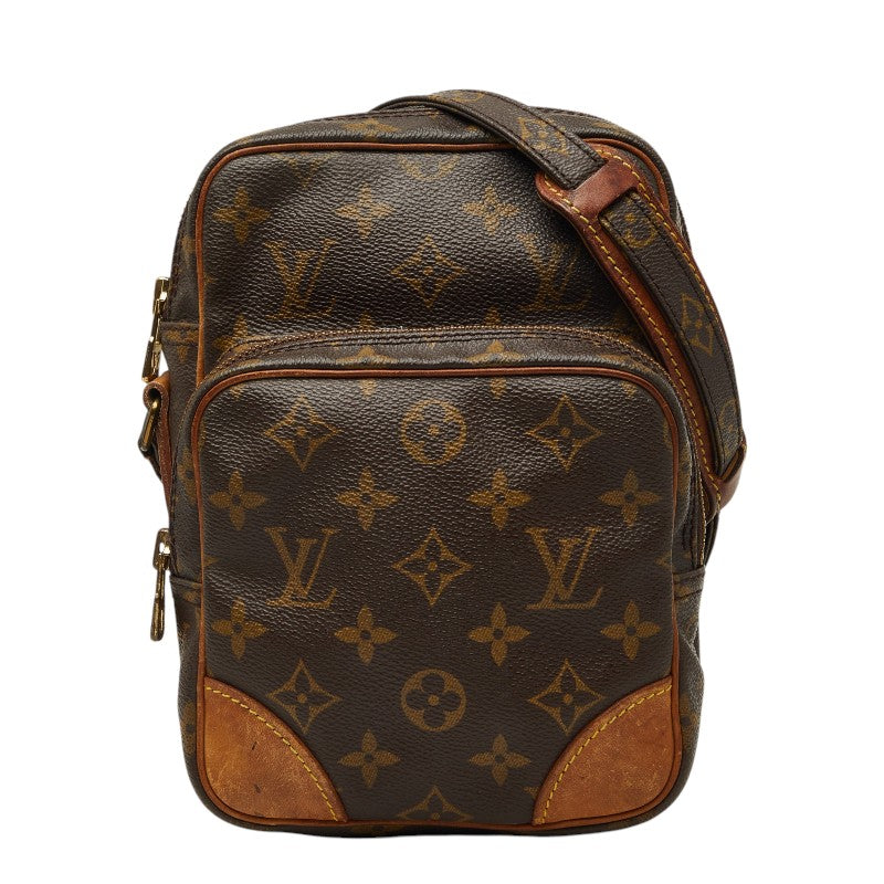 ルイ ヴィトン モノグラム アマゾン 斜め掛け ショルダーバッグ M45236 ブラウン PVC レザー レディース LOUIS VUITTON 【中古】