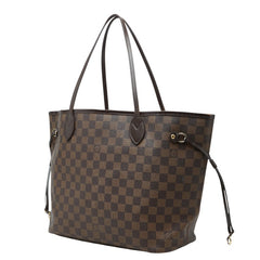 ルイ ヴィトン ダミエ ネヴァーフルMM トートバッグ ショルダーバッグ N51105 ブラウン PVC レザー レディース LOUIS VUITTON 【中古】