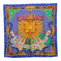 エルメス カレ90 CARPE DIEM 今日一日を楽しむ スカーフ シルク レディース HERMES 【中古】