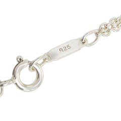 ティファニー インフィニティ ダブル チェーン ネックレス SV925 シルバー レディース TIFFANY&Co. 【中古】