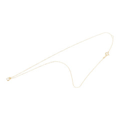 K18YG イエローゴールド ダイヤ0.31ct ペンダント ネックレス レディース 【中古】