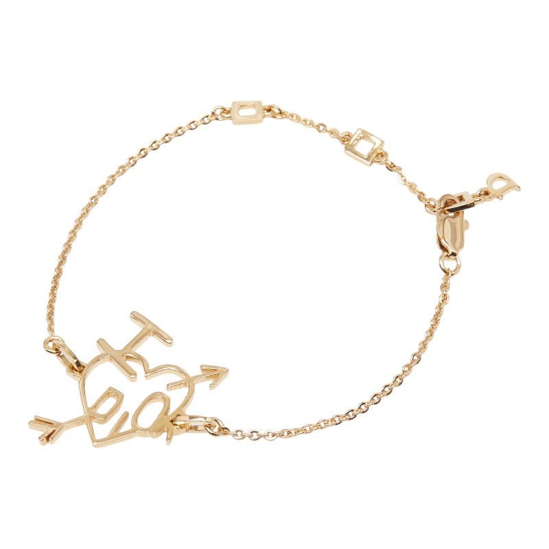ディオール ハートアロー ブレスレット ゴールド メッキ レディース Dior 【中古】
