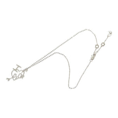 ディオール I LOVE DIOR ペンダント ネックレス シルバー メタル レディース Dior 【中古】