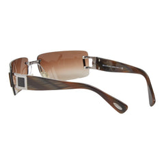 ブルガリ サングラス リムレス グラデーションレンズ 626 ブラウン ブラック プラスチック レディース BVLGARI 【中古】