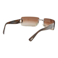 ブルガリ サングラス リムレス グラデーションレンズ 626 ブラウン ブラック プラスチック レディース BVLGARI 【中古】