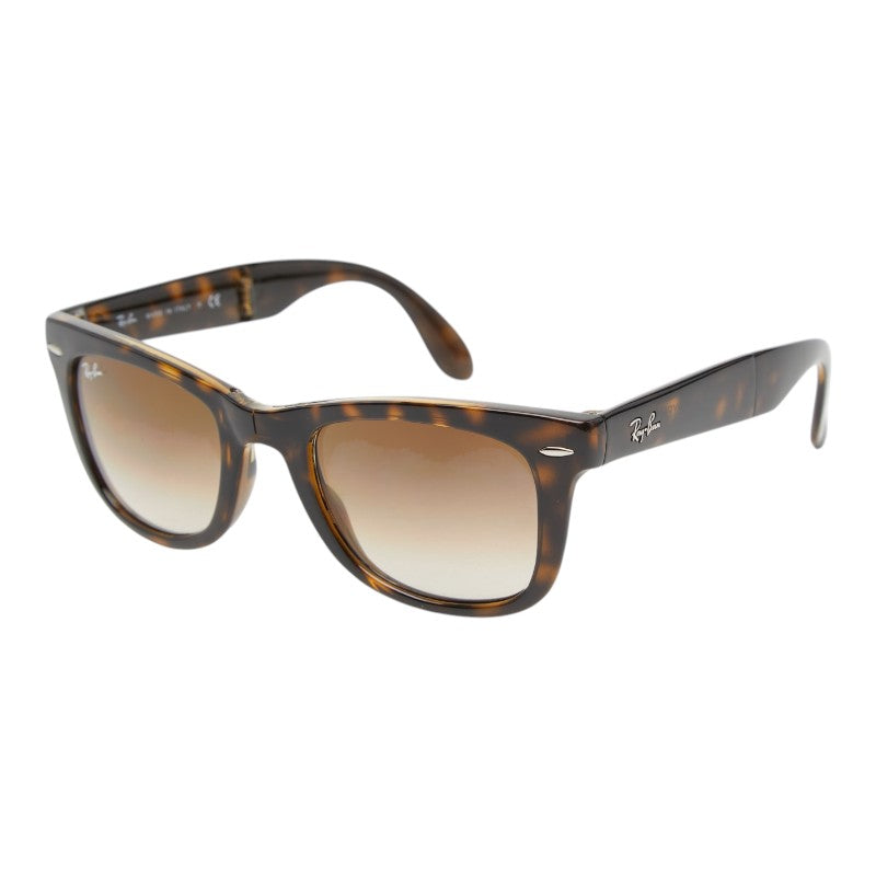 レイバン ウェイファーラー フォールディング サングラス グラデーションレンズ RB4105 ブラウン プラスチック メンズ Ray-Ban 【中古】