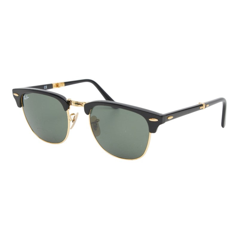 レイバン クラブマスター サングラス サーモント ブロー フォールディング RB2176 ブラック プラスチック メンズ Ray-Ban 【中古】