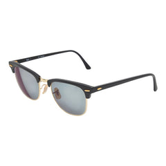 レイバン クラブマスター サングラス 偏光レンズ 度入り サーモント ブロー RB3016 ブラック プラスチック メンズ Ray-Ban 【中古】