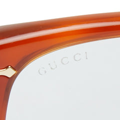 グッチ メガネ 伊達メガネ 眼鏡 GG1134/S ブラウン プラスチック メンズ GUCCI 【中古】