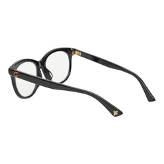 グッチ インターロッキングG ビー メガネ 度入り アジアンフィット GG0167OA ブラック プラスチック メンズ GUCCI 【中古】