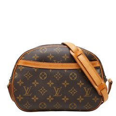 ルイ ヴィトン モノグラム ブロワ 斜め掛け ショルダーバッグ M51221 ブラウン PVC レザー レディース LOUIS VUITTON 【中古】